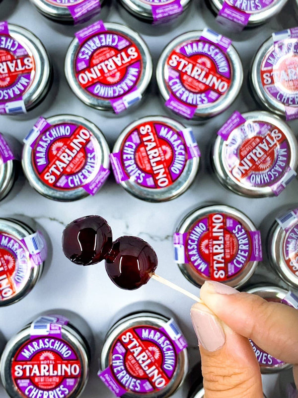 Hotel Starlino Maraschino Cherries (Italian Cocktail Cherries) 42g