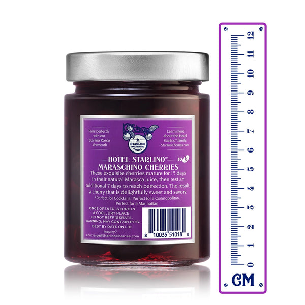 Hotel Starlino Maraschino Cherries (Italian Cocktail Cherries) 400g