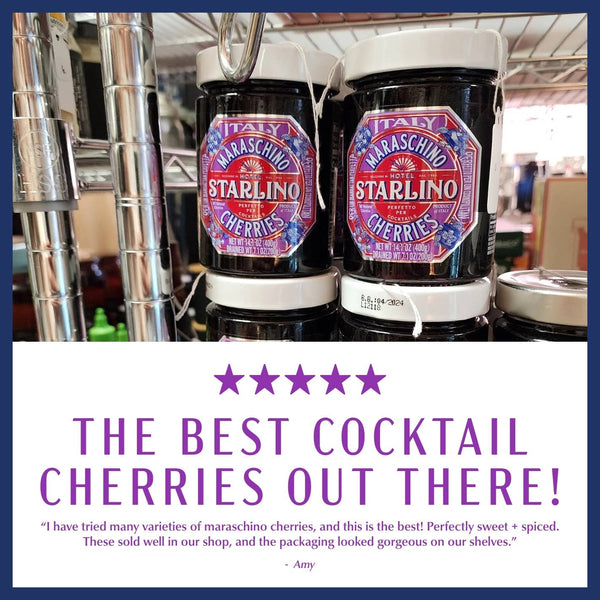 Hotel Starlino Maraschino Cherries (Italian Cocktail Cherries) 400g