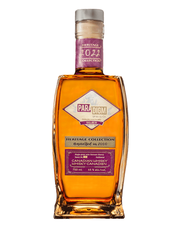 2022 Heritage Collection: The 2024 Canadian Whisky of The Year - Paradigm Spirits Co.